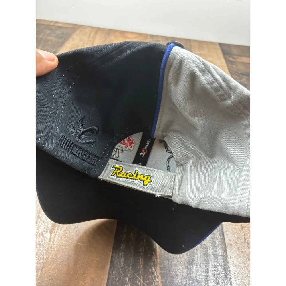 Chase Authentics NASCAR Kelloggs Racing Number 5 Hat Grey Black Adjustable Cap